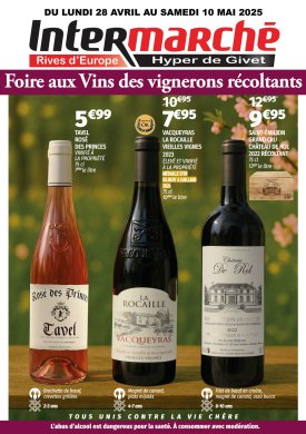 Foire aux Vins des vignerons récoltants – du lundi 28 avril au samedi 10 mai 2025