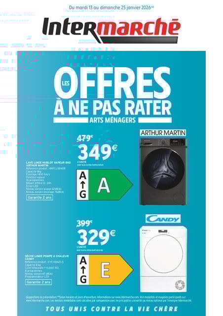Les offres à ne pas rater – Du mardi 13 au dimanche 25 janvier 2026 Intermarché Givet
