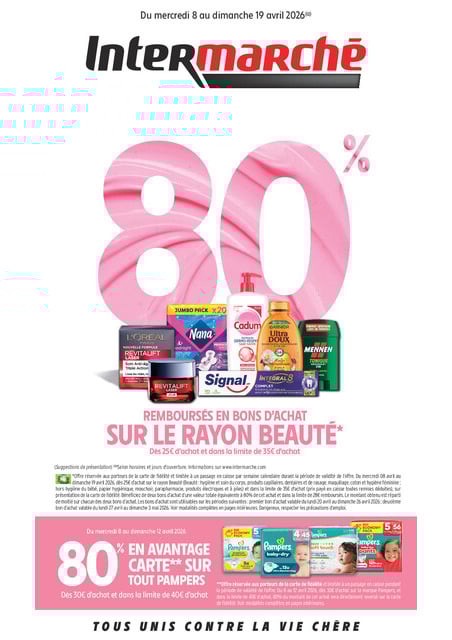 Découvrez nos offres de la semaine – Du mercredi 8 au dimanche 19 avril 2026 Intermarché Givet