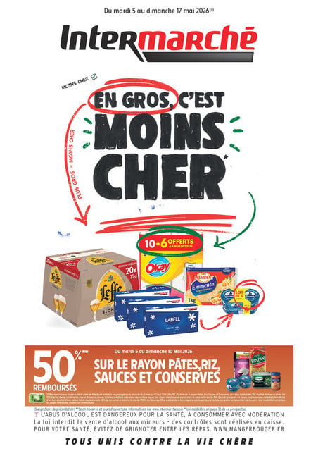 Découvrez nos offres de la semaine – Du mardi 5 au dimanche 17 mai 2026 Intermarché Givet