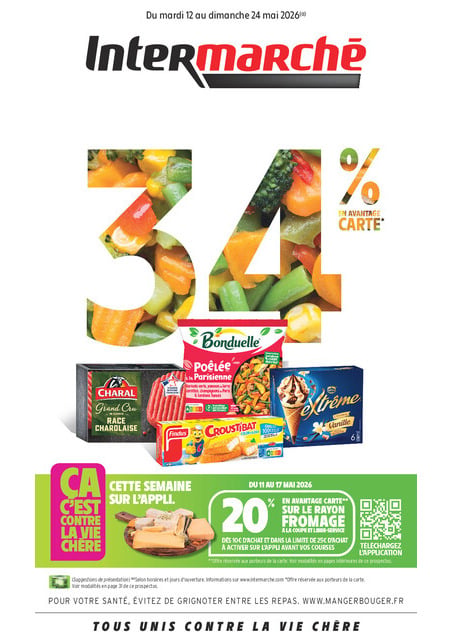Découvrez nos offres de la semaine – Du mardi 12 au dimanche 24 mai 2026 Intermarché Givet