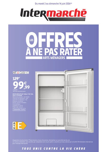Les offres à ne pas rater – Du mardi 2 au dimanche 14 juin 2026 Intermarché Givet