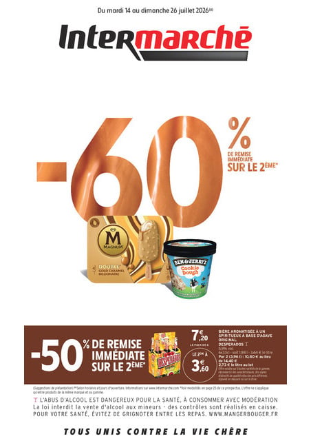 Découvrez nos offres de la semaine – Du mardi 14 au dimanche 26 juillet 2026 Intermarché Givet