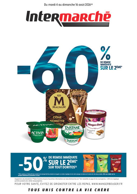 Découvrez nos offres de la semaine – Du mardi 4 au dimanche 16 août 2026 Intermarché Givet