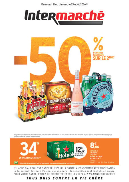 Découvrez nos offres de la semaine – Du mardi 11 au dimanche 23 août 2026 Intermarché Givet