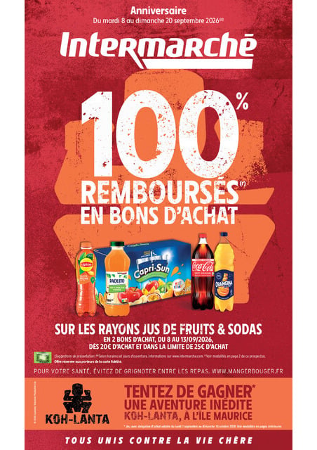 C’est notre anniversaire ! – Du mardi 8 au dimanche 20 septembre 2026 Intermarché Givet