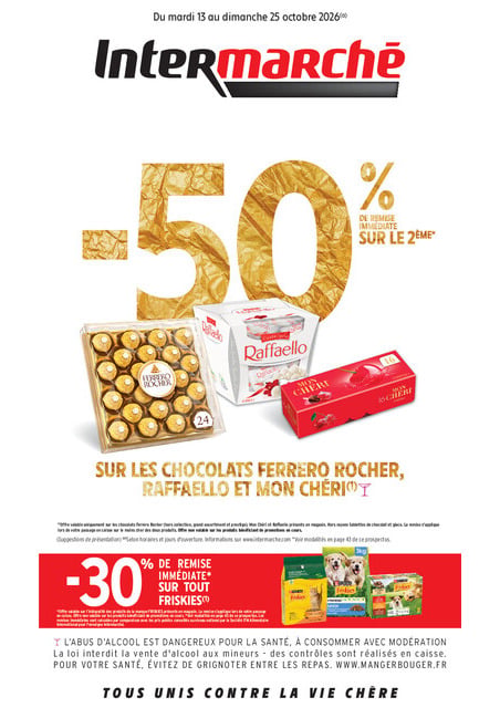 Découvrez nos offres de la semaine – Du mardi 13 au dimanche 25 octobre 2026 Intermarché Givet